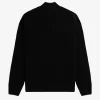 Pull texturé demi-zip pour homme