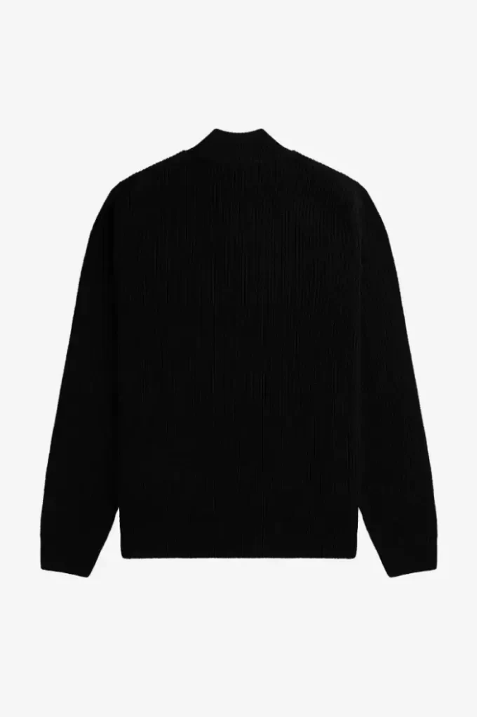 Pull texturé demi-zip pour homme
