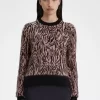 Pull zèbre pour femme