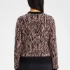 Pull zèbre pour femme