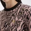 Pull zèbre pour femme