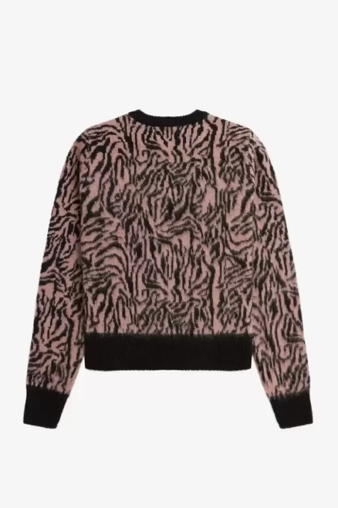 Pull zèbre pour femme