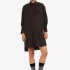 Robe chemise à boutons-pression