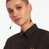 Robe chemise à boutons-pression