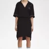 Robe chemise de bowling pour femme