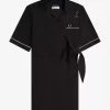 Robe chemise de bowling pour femme