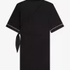 Robe chemise de bowling pour femme