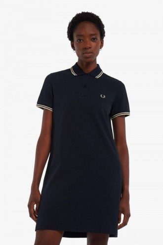 Robe chemise à double liseré