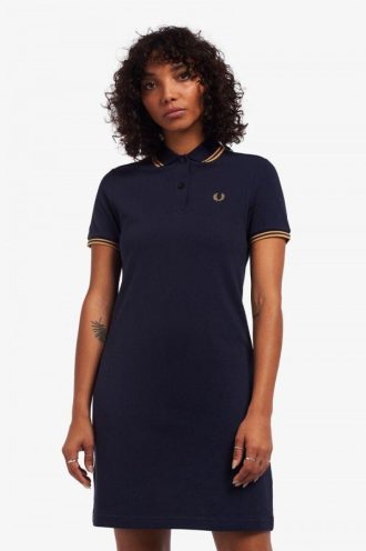 Robe chemise à double liseré