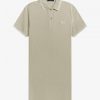 Robe chemise à double liseré