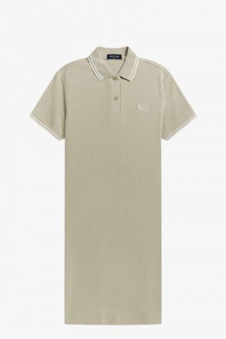 Robe chemise à double liseré