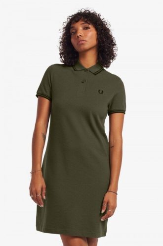 Robe chemise à double liseré