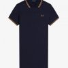 Robe chemise à double liseré