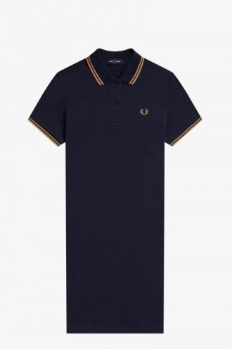 Robe chemise à double liseré