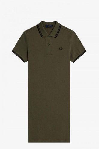 Robe chemise à double liseré