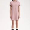 Robe chemise à double liseré pour femme