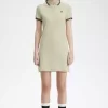 Robe chemise à double liseré pour femme
