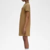 Robe chemise à double liseré pour femme