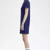 Robe chemise à double liseré pour femme