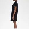 Robe chemise à double liseré pour femme