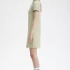 Robe chemise à double liseré pour femme