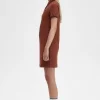 Robe chemise à double liseré pour femme