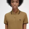 Robe chemise à double liseré pour femme