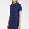 Robe chemise à double liseré pour femme