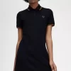Robe chemise à double liseré pour femme