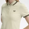 Robe chemise à double liseré pour femme