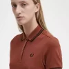Robe chemise à double liseré pour femme
