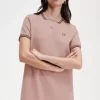 Robe chemise à double liseré pour femme