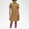 Robe chemise à double liseré pour femme