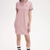 Robe chemise à double liseré pour femme