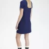 Robe chemise à double liseré pour femme