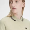 Robe chemise à double liseré pour femme