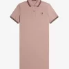 Robe chemise à double liseré pour femme