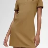 Robe chemise à double liseré pour femme