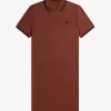 Robe chemise à double liseré pour femme