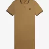 Robe chemise à double liseré pour femme