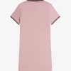 Robe chemise à double liseré pour femme