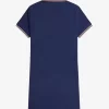 Robe chemise à double liseré pour femme