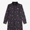 Robe chemise à imprimé cachemire
