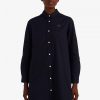 Robe chemise à panneaux tartan
