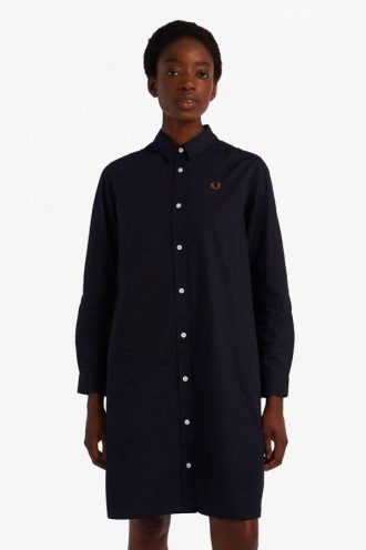 Robe chemise à panneaux tartan