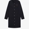 Robe chemise à panneaux tartan