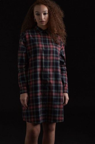 Robe chemise tartan Fred Perry