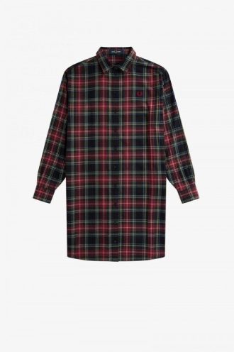 Robe chemise tartan Fred Perry