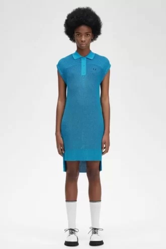 Robe chemise tricotée pour femme
