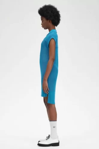 Robe chemise tricotée pour femme